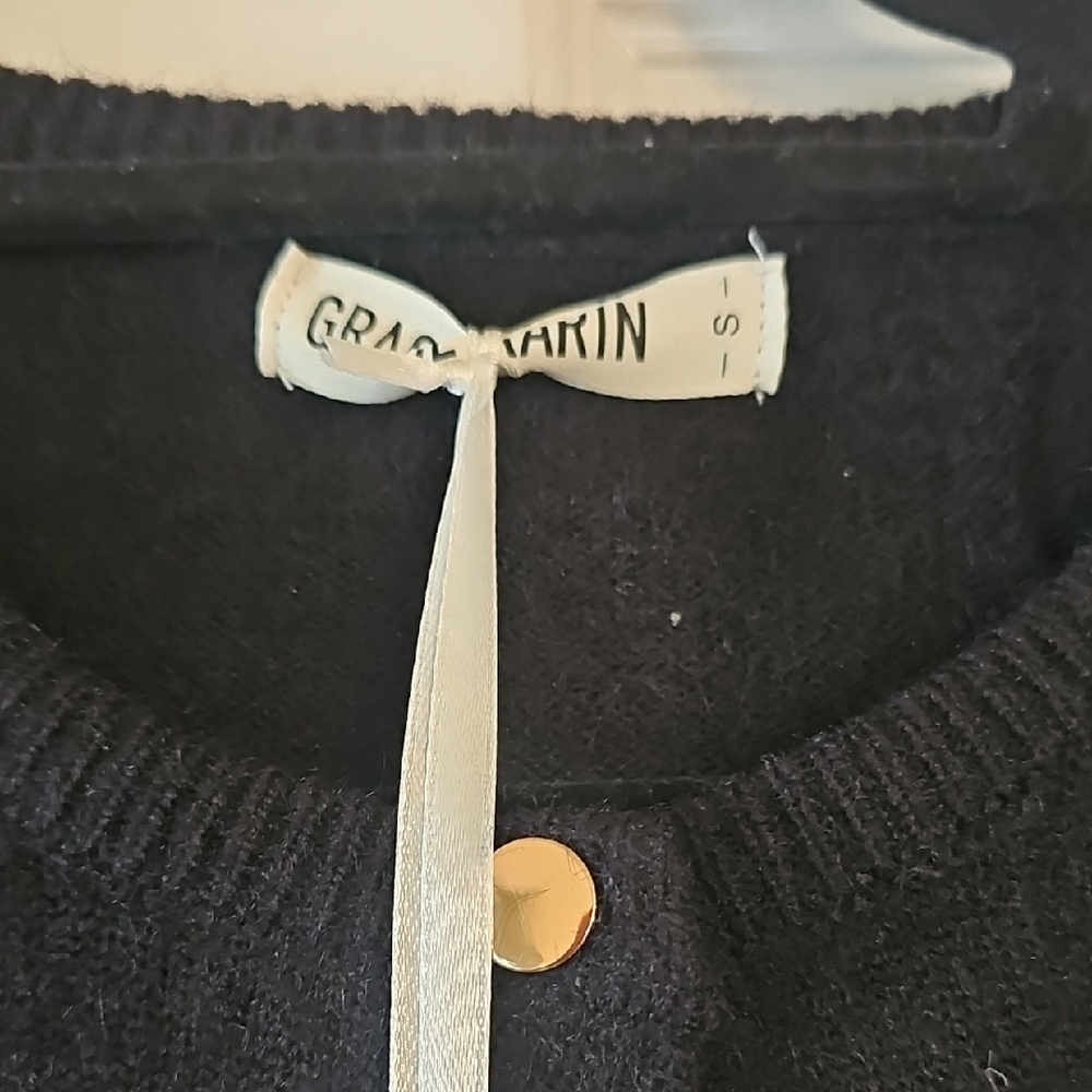Grace Karin Classic Black Cardigan - Picture 2 of 6